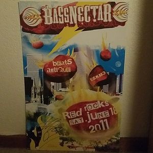 Autographed Bassnectar poster